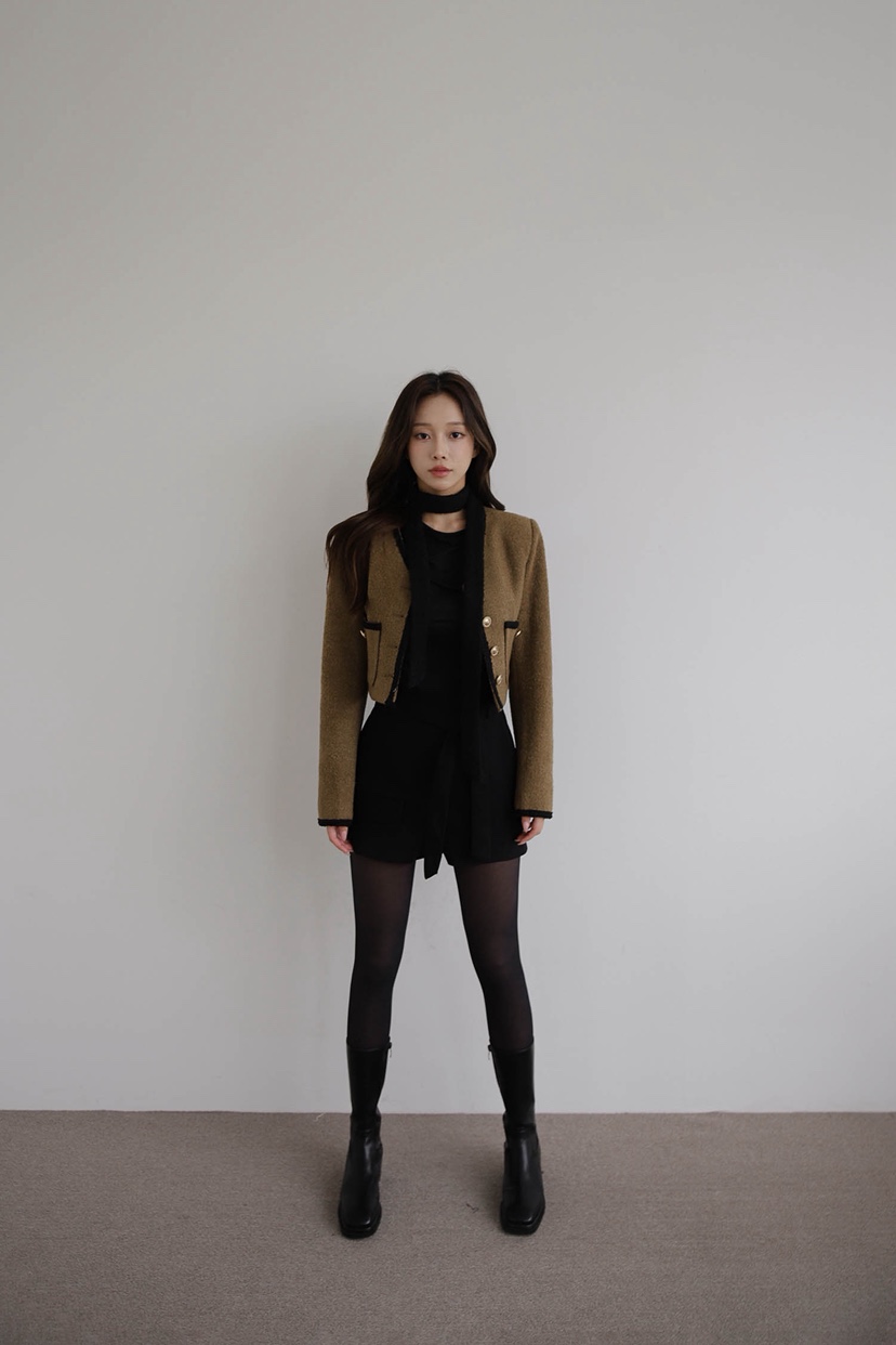 SLIT韓國直郵㊣女裝新品熱賣25秋冬人氣休閑職業推薦真品夾克SLIT夾克