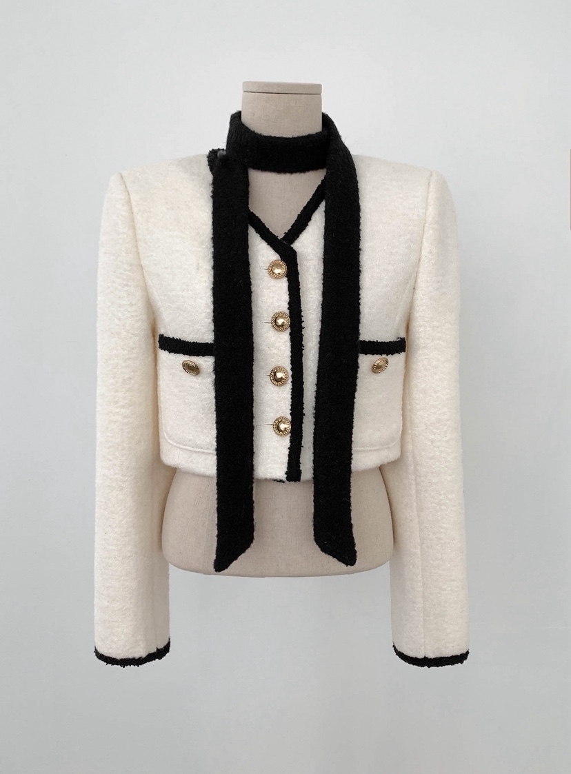 SLIT韓國直郵㊣女裝新品熱賣25秋冬人氣休閑職業推薦真品夾克SLIT夾克圖色1