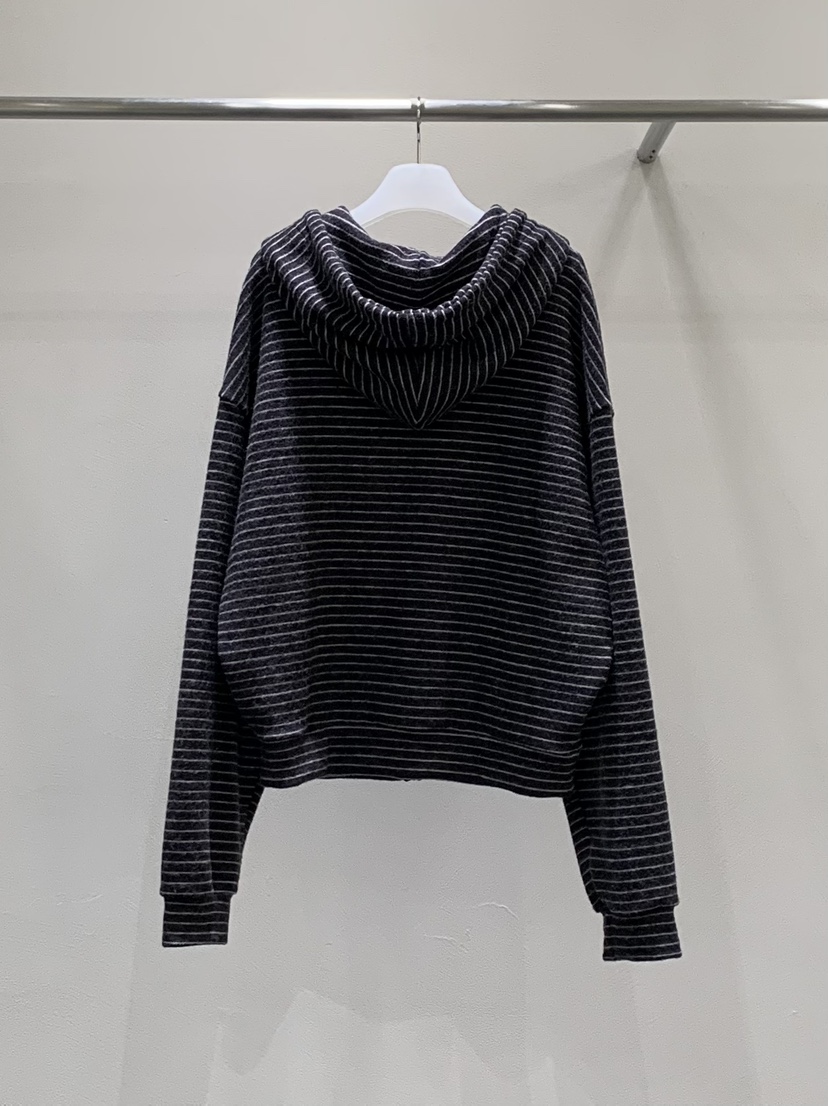 LOVE MOMENT東大門㊣實拍女裝新品時尚25秋冬針織衫連帽拉鏈衫LOVE MOMENT針織衫