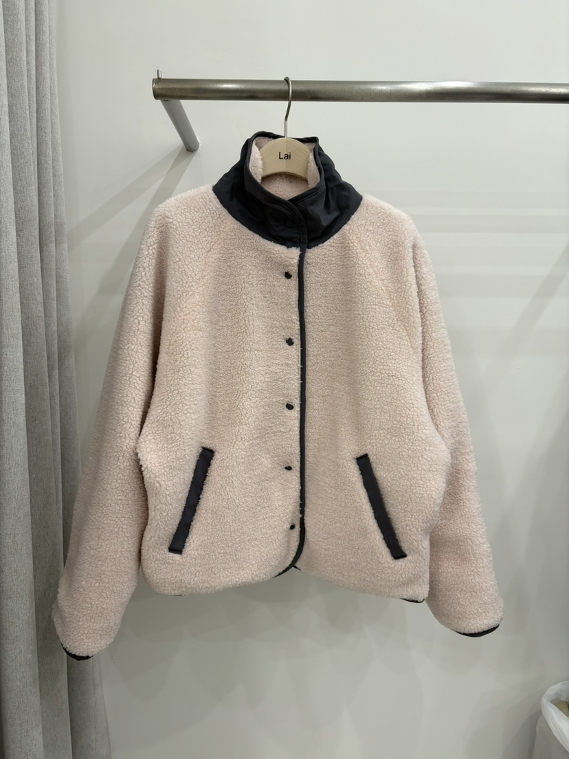 LAI韓國直郵㊣女士新品職業時尚休閑真品推薦人氣夾克兩面穿Lai夾克圖色1