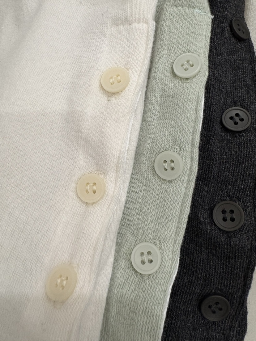 LAI東大門㊣直郵女士新款熱賣職業休閑真品長袖T恤褶皺紐扣Lai長袖T恤