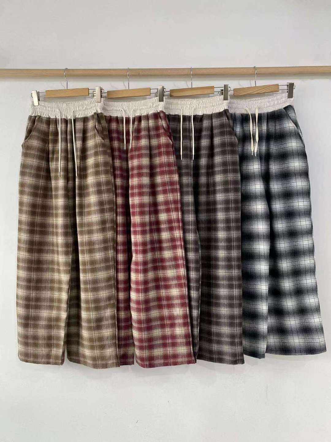 DKS08韓國直郵㊣女士新品25秋冬真品職業人氣熱賣休閑褲褶裥DKS08休閑褲