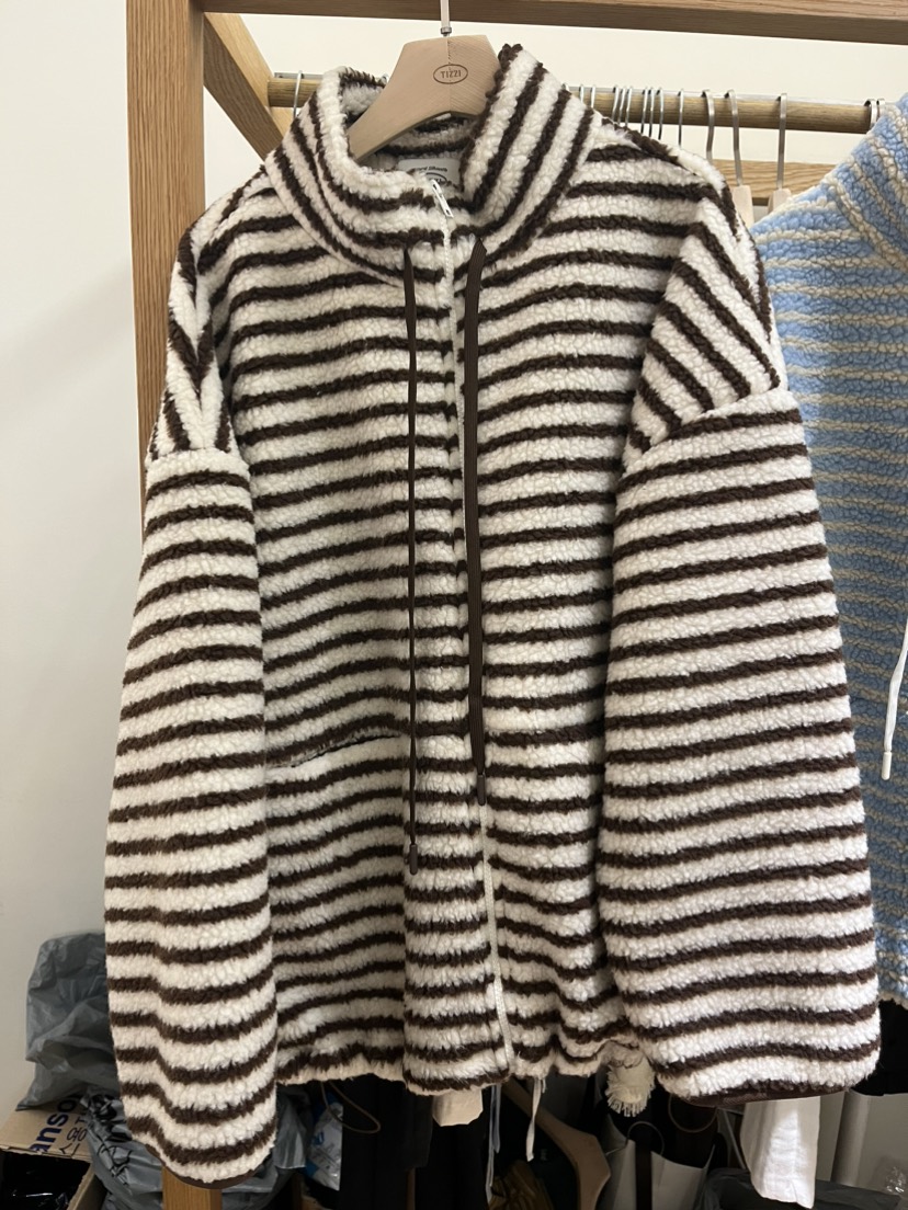 TIZZI東大門㊣實拍女士新品熱賣時尚25秋冬休閑推薦人氣夾克TIZZI夾克圖色2