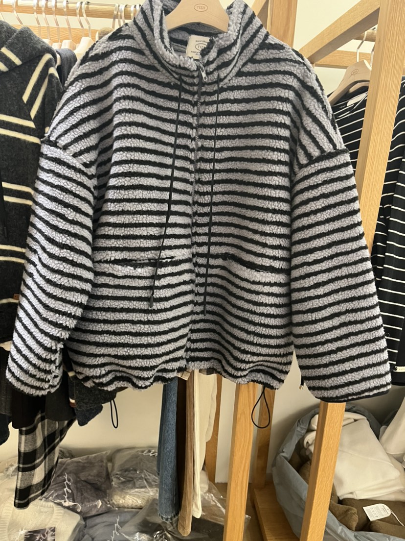 TIZZI東大門㊣實拍女士新品熱賣時尚25秋冬休閑推薦人氣夾克TIZZI夾克圖色3