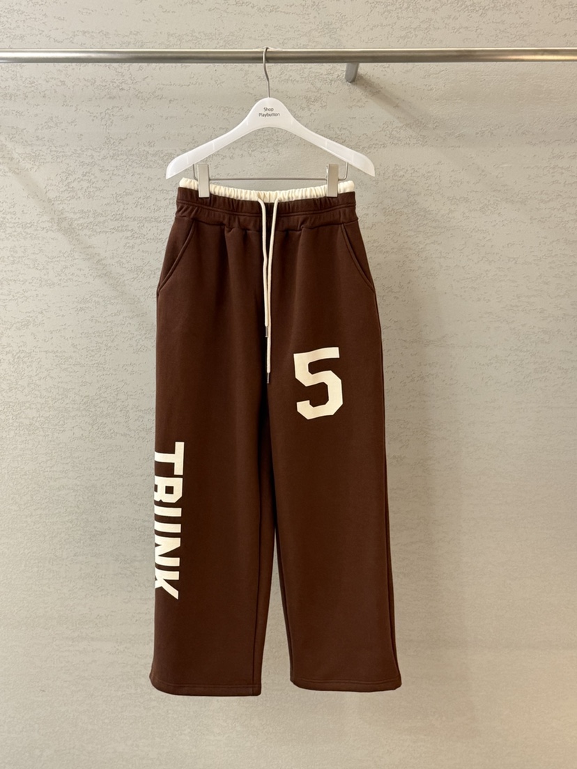 PLAYBUTTON-P東大門㊣實拍女裝新品25秋冬人氣推薦休閑褲絨PLAYBUTTON休閑褲圖色3