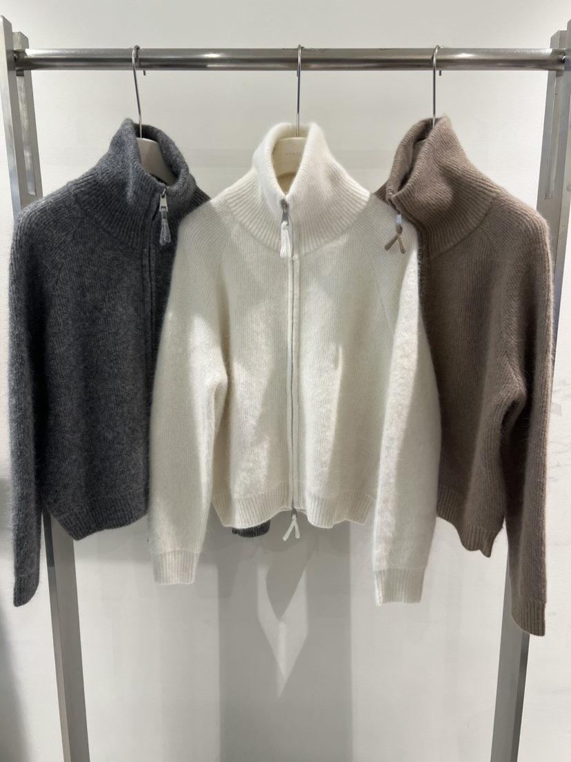 MENTOR韓國直郵㊣女裝新品人氣推薦時尚熱賣休閑針織衫拉鏈MENTOR針織衫