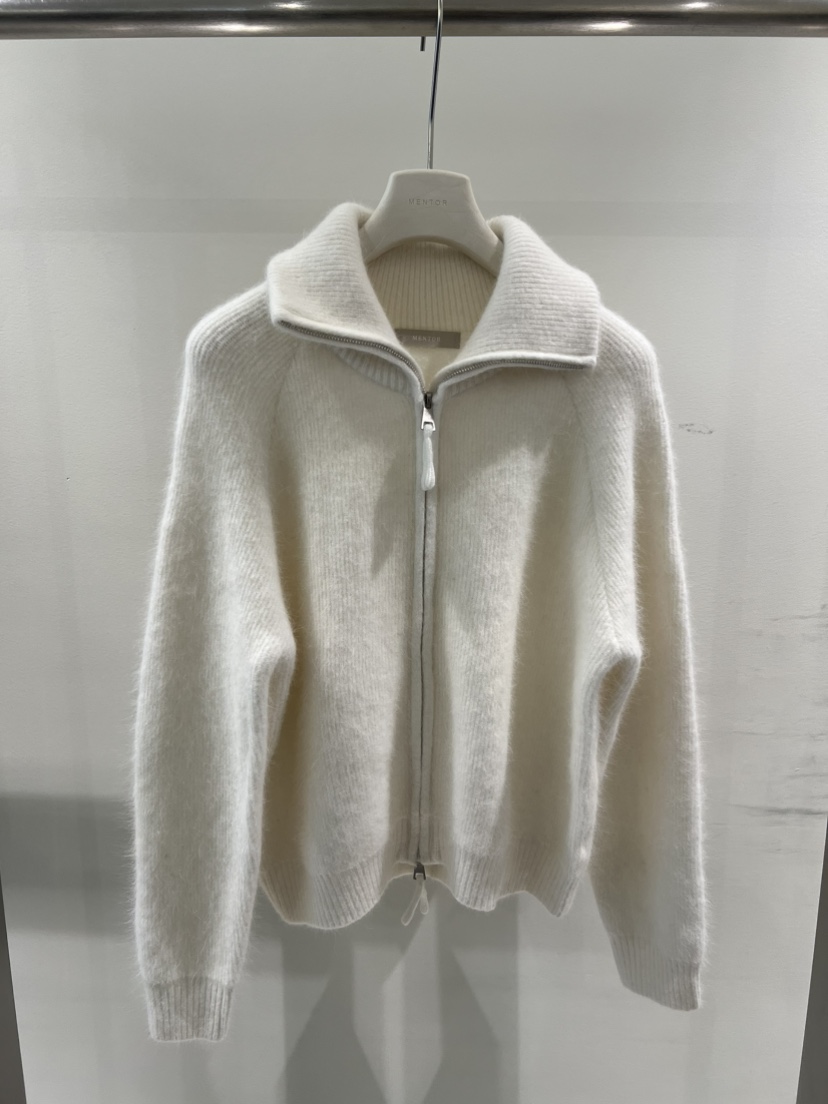 MENTOR韓國直郵㊣女裝新品人氣推薦時尚熱賣休閑針織衫拉鏈MENTOR針織衫圖色1