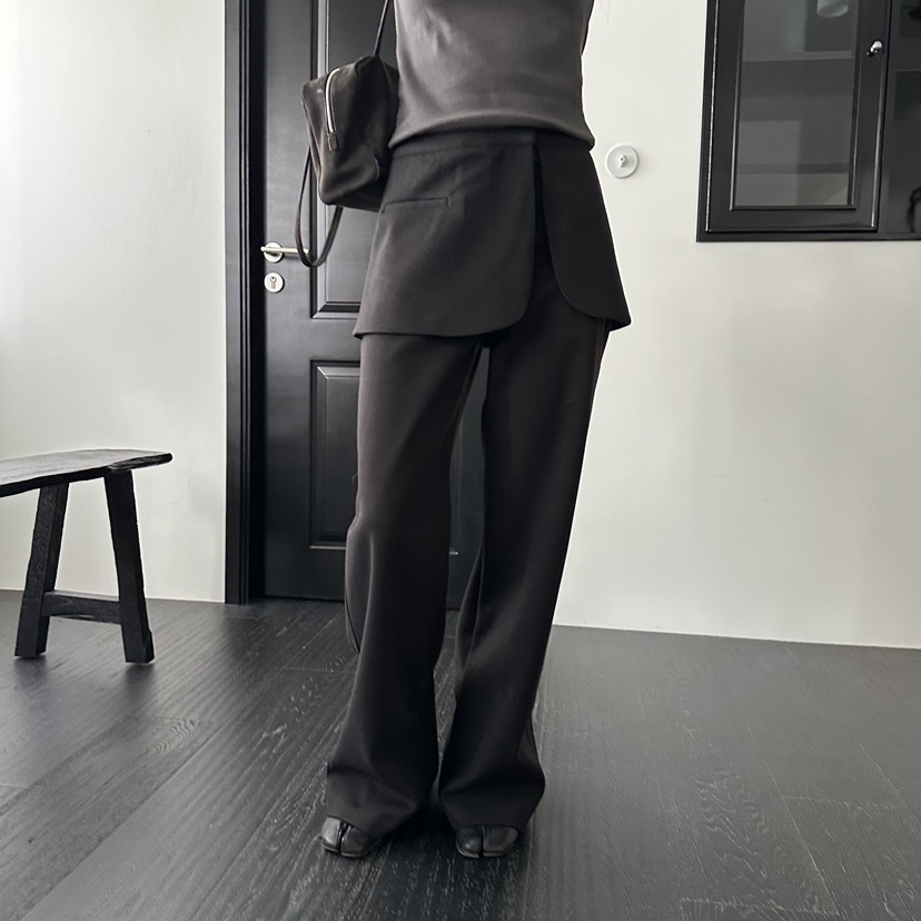 MOMENT東大門㊣實拍女士新品推薦人氣25秋冬真品時尚熱賣裙褲MOMENT/RECOVER裙褲圖色2