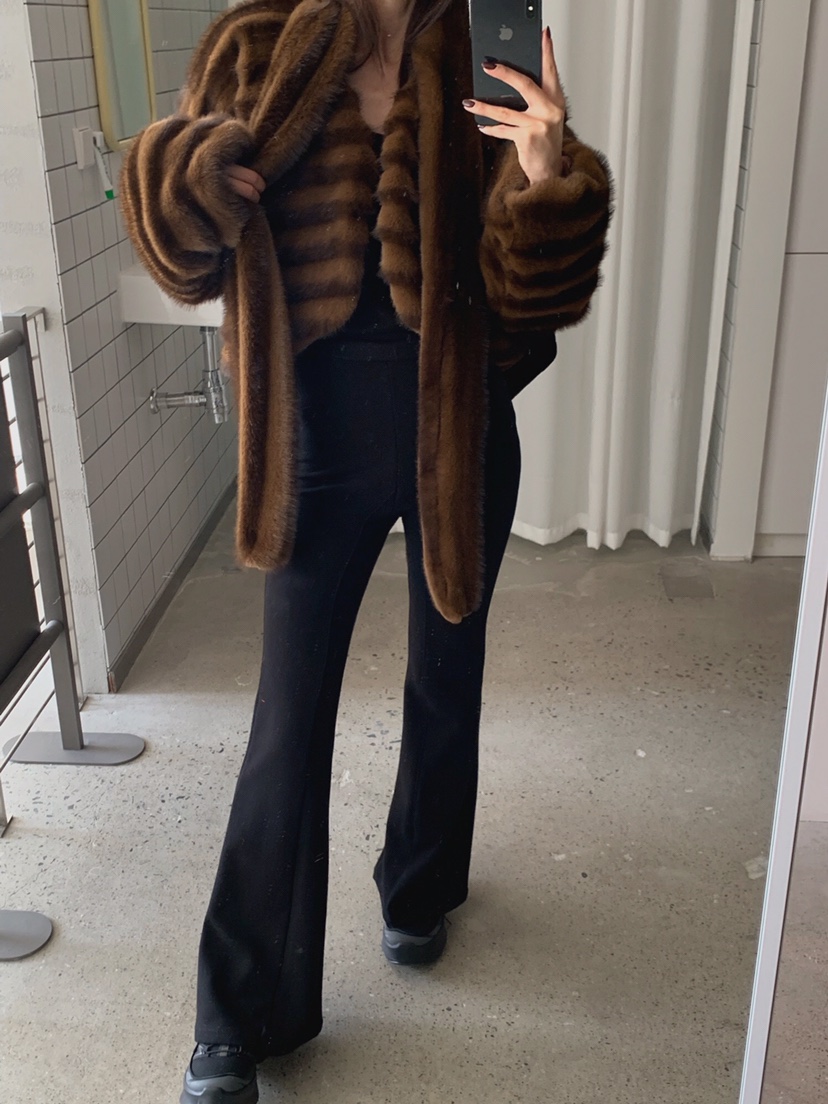 VERANDA東大門㊣實拍女裝新款真品推薦休閑時尚夾克含圍巾毛皮VERANDA夾克