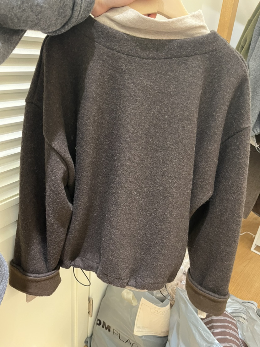 TIZZI韓國直郵㊣女裝新款推薦真品人氣25秋冬時尚職業夾克羊毛TIZZI夾克