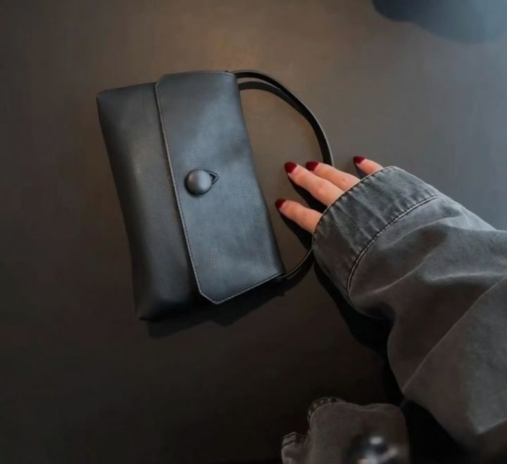 TROUVAILLE東大門㊣代購女士新款推薦職業手拿包腋下包牛皮TROUVAILLE手拿包/腋下包