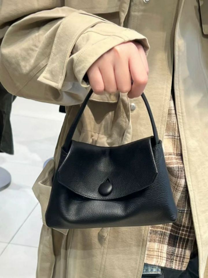 TROUVAILLE東大門㊣代購女士新款推薦職業手拿包腋下包牛皮TROUVAILLE手拿包/腋下包