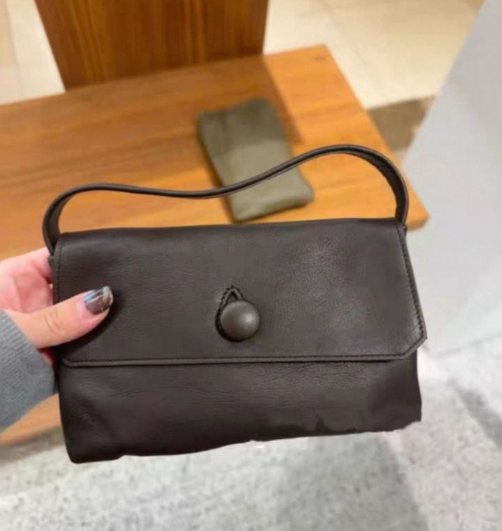 TROUVAILLE東大門㊣代購女士新款推薦職業手拿包腋下包牛皮TROUVAILLE手拿包/腋下包