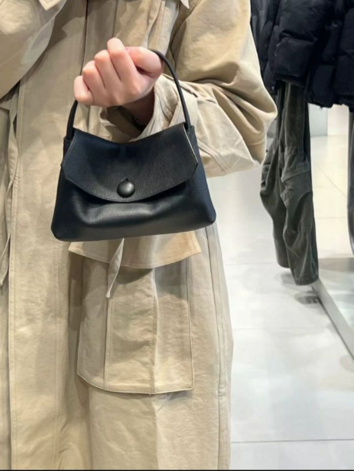 TROUVAILLE東大門㊣代購女士新款推薦職業手拿包腋下包牛皮TROUVAILLE手拿包/腋下包圖色2