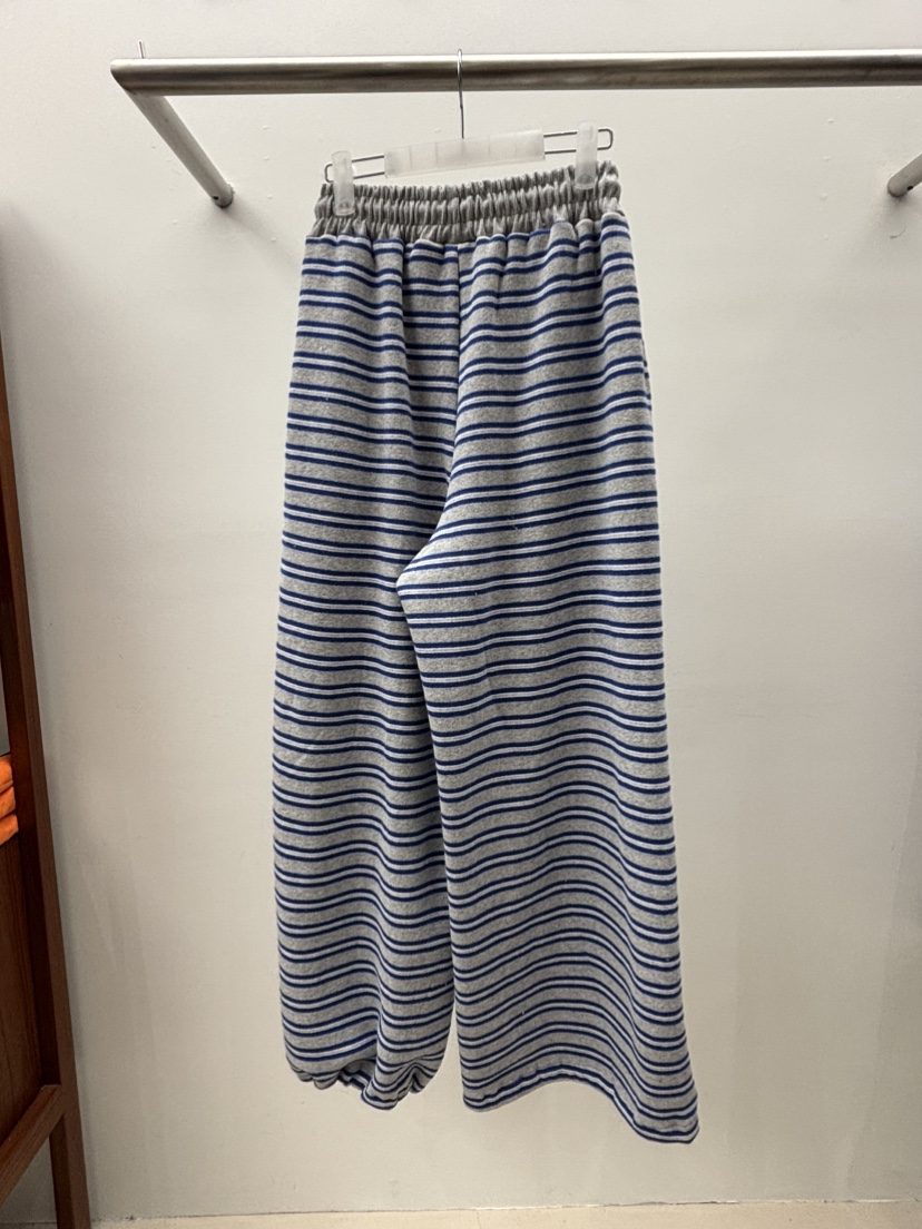 INTHEEND東大門㊣代購女裝新款推薦25秋冬時尚真品休閑褲條紋INTHEEND休閑褲