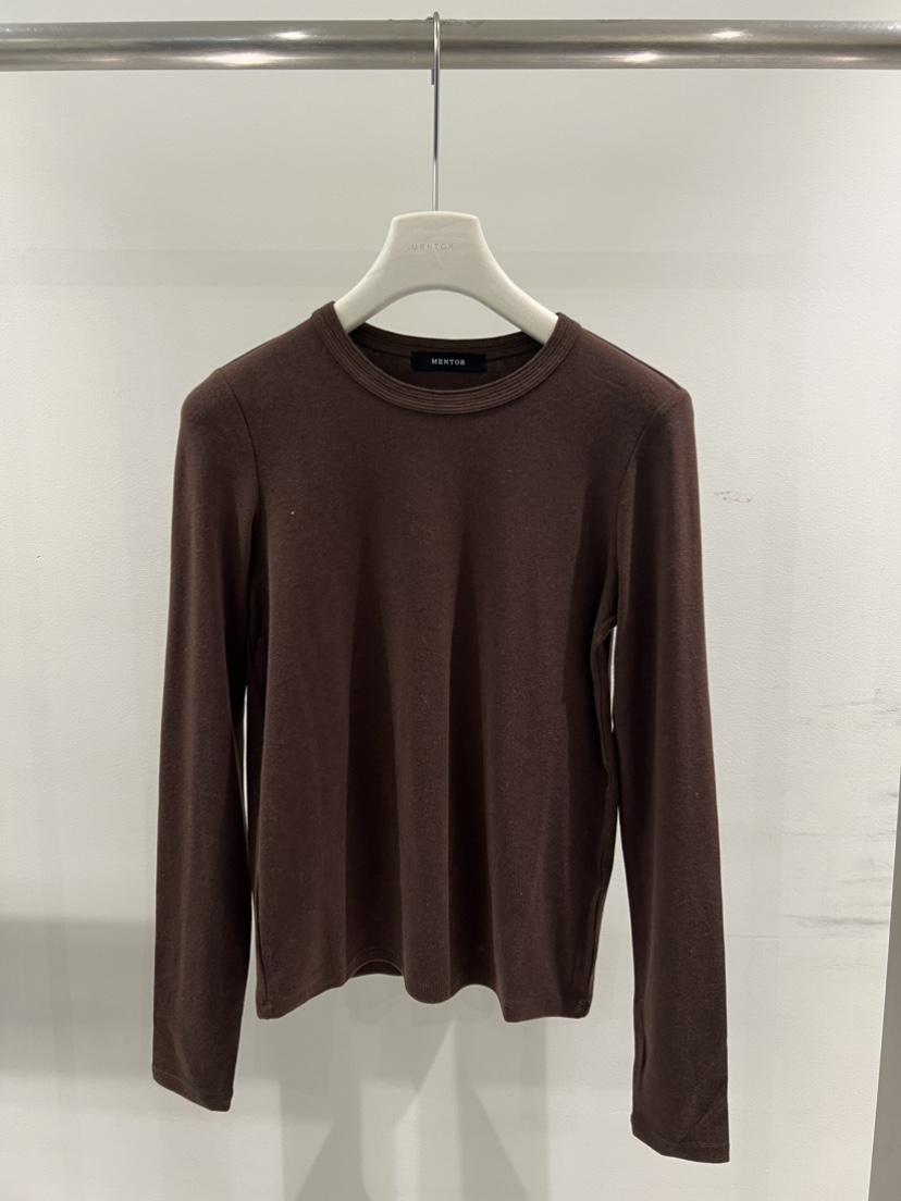 MENTOR東大門㊣實拍女士新款時尚職業25秋冬熱賣推薦長袖T恤MENTOR長袖T恤圖色2