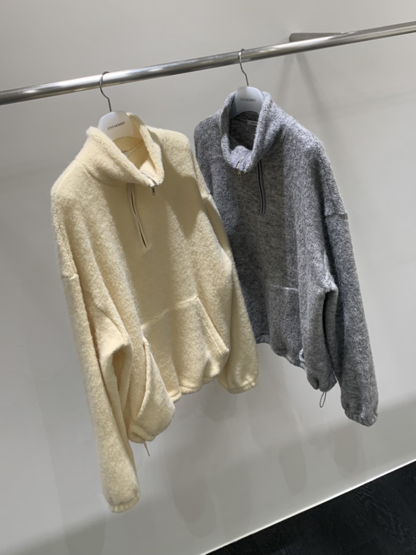 LOVE MOMENT東大門㊣實拍女士新品25秋冬熱賣休閑衛衣高領LOVE MOMENT衛衣