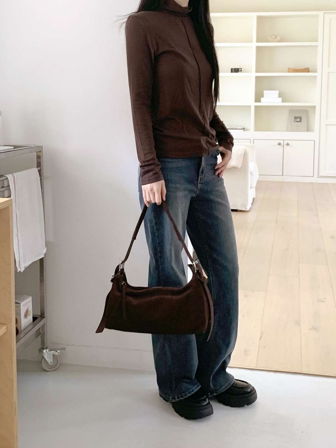 CHEEMI東大門㊣代購女士新款人氣職業休閑25秋冬熱賣長袖T恤CHEEMI長袖T恤