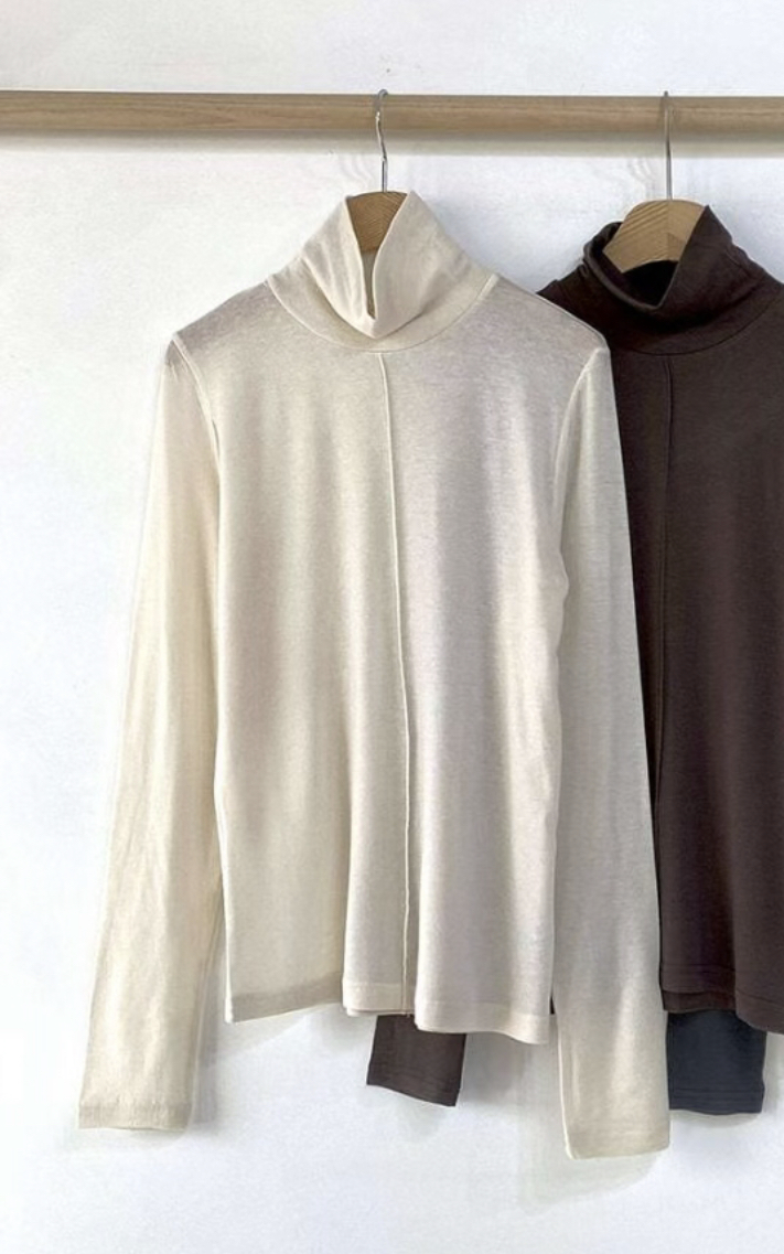 CHEEMI東大門㊣代購女士新款人氣職業休閑25秋冬熱賣長袖T恤CHEEMI長袖T恤圖色1