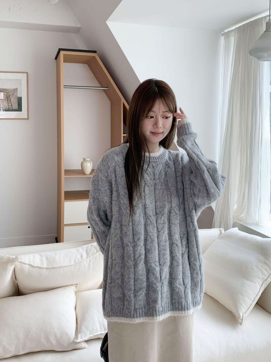 CHEEMI東大門㊣代購女裝新品人氣熱賣真品25秋冬職業時尚毛衣CHEEMI毛衣