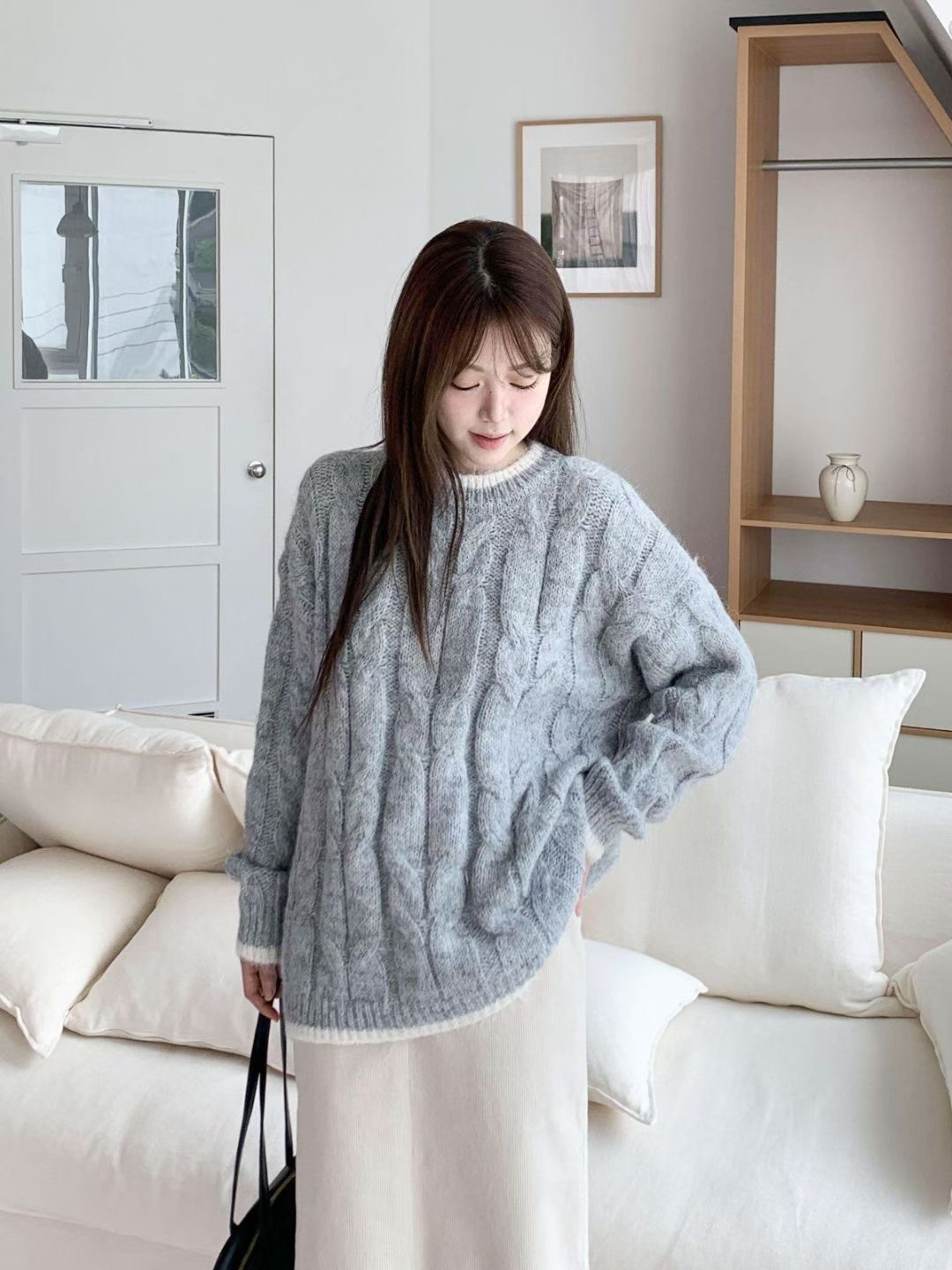 CHEEMI東大門㊣代購女裝新品人氣熱賣真品25秋冬職業時尚毛衣CHEEMI毛衣