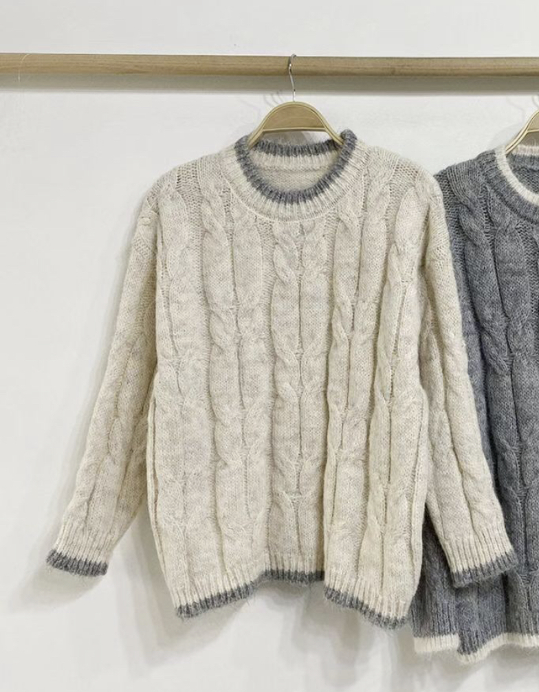 CHEEMI東大門㊣代購女裝新品人氣熱賣真品25秋冬職業時尚毛衣CHEEMI毛衣圖色2