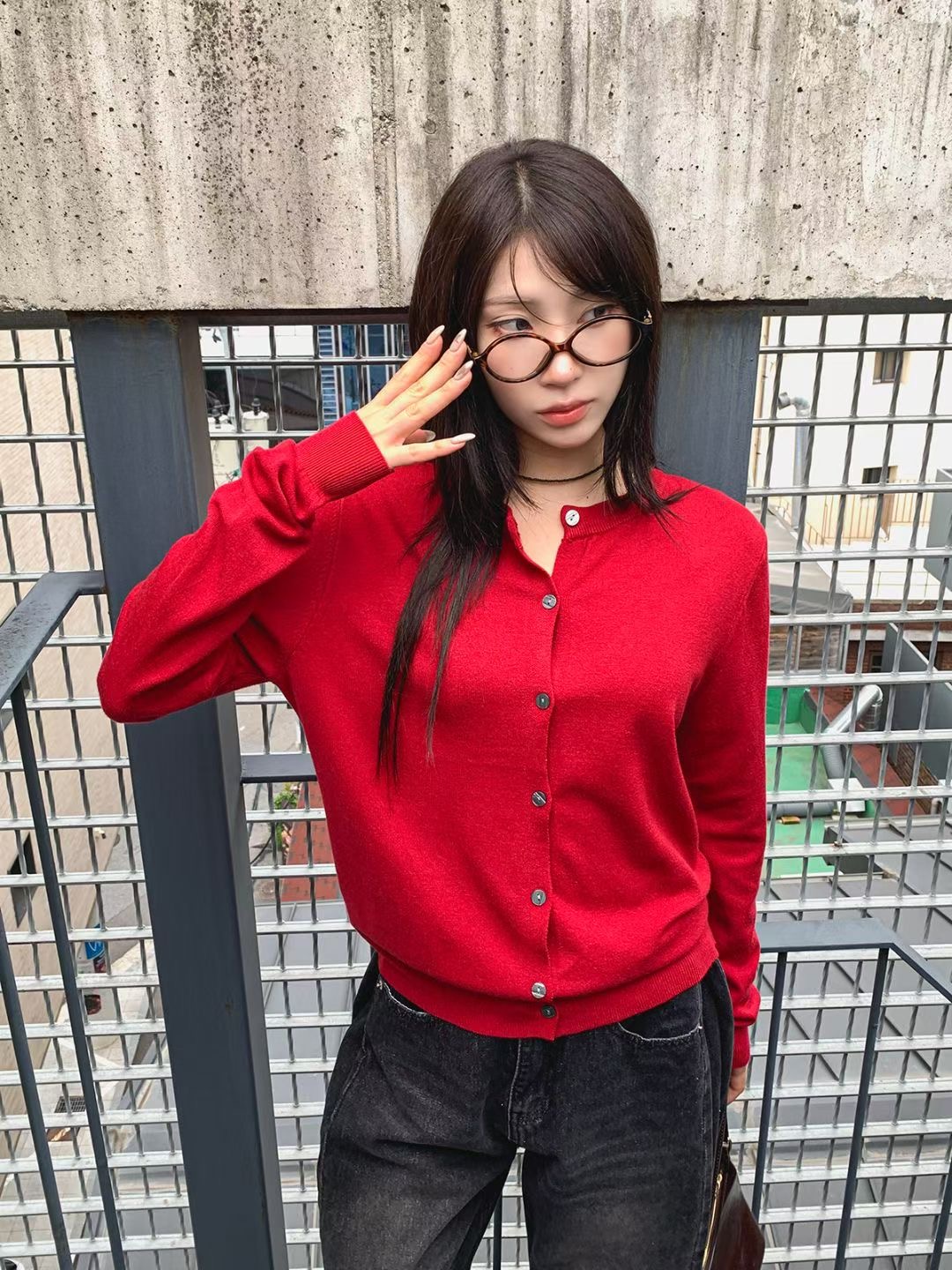 CHEEMI東大門㊣直郵女裝新品熱賣休閑真品推薦職業25秋冬針織衫CHEEMI針織衫圖色4