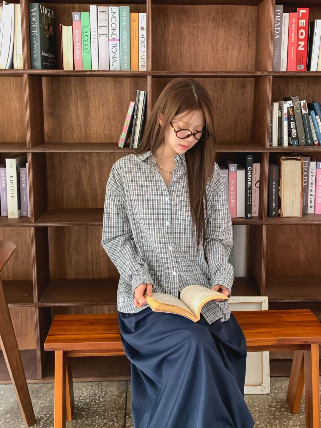 CHEEMI東大門㊣代購女裝新款時尚人氣休閑真品熱賣襯衫蕾絲衫CHEEMI襯衫/蕾絲衫