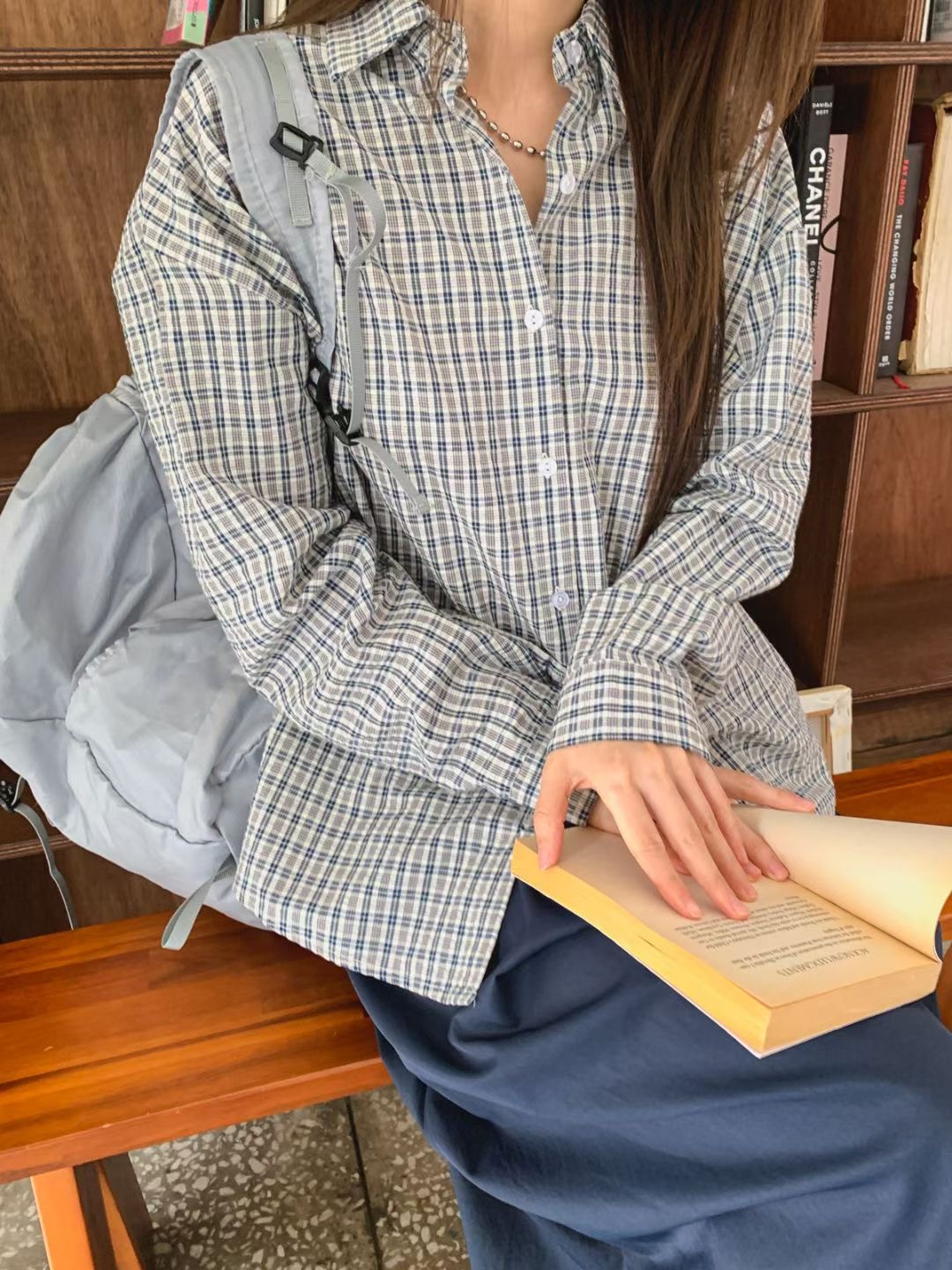 CHEEMI東大門㊣代購女裝新款時尚人氣休閑真品熱賣襯衫蕾絲衫CHEEMI襯衫/蕾絲衫圖色1