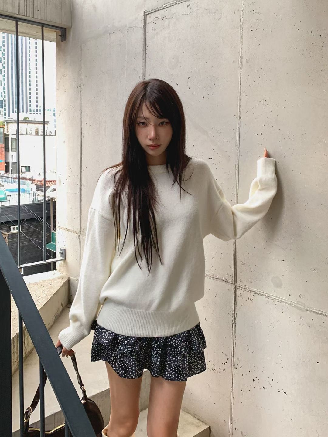 CHEEMI韓國代購㊣女裝新品25秋冬休閑推薦真品人氣熱賣針織衫CHEEMI針織衫圖色2