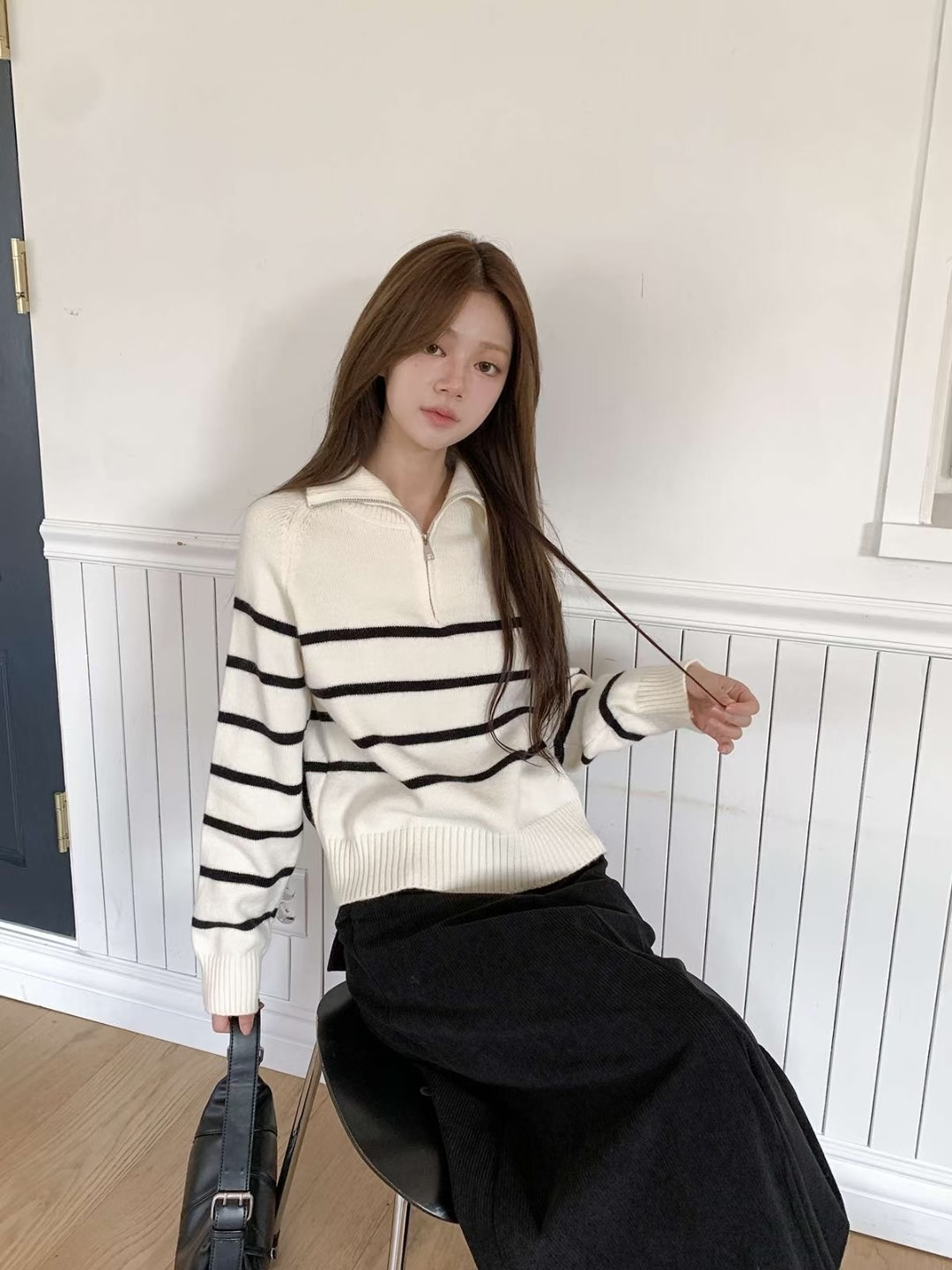 CHEEMI東大門㊣直郵女士新款推薦休閑時尚人氣職業真品毛衣CHEEMI毛衣