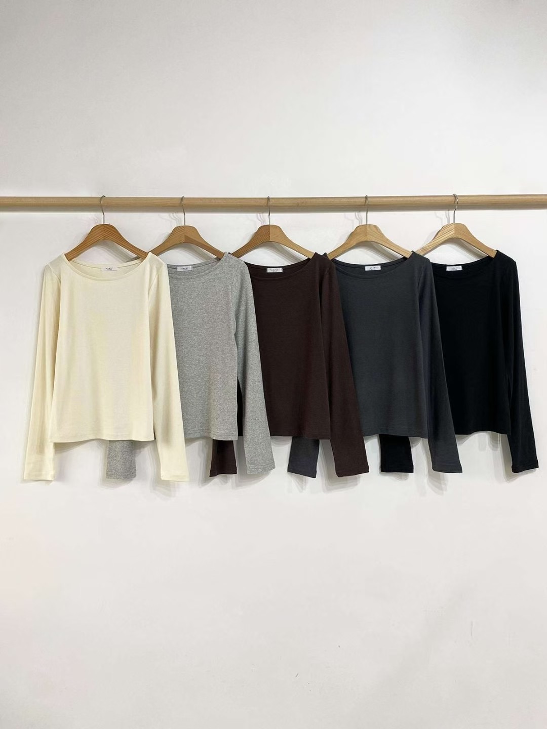 CHEEMI東大門㊣直郵女士新品時尚熱賣真品休閑25秋冬長袖T恤CHEEMI長袖T恤圖色3左三色