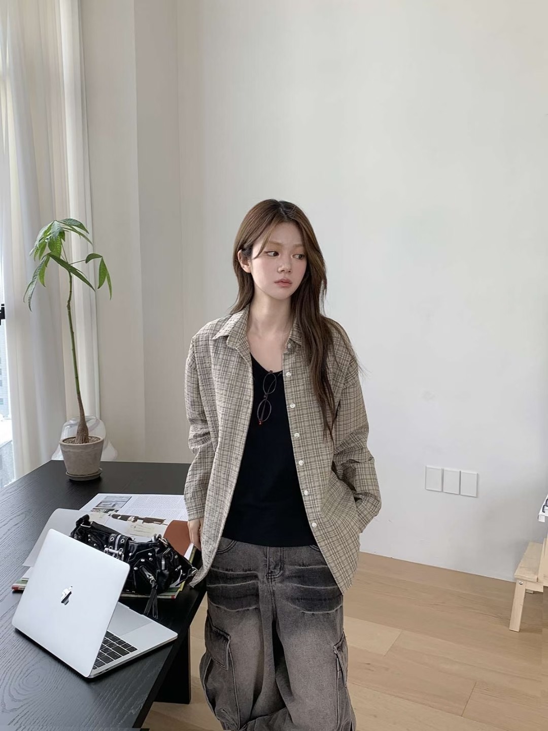 CHEEMI韓國直郵㊣女裝新款時尚職業熱賣25秋冬人氣襯衫蕾絲衫CHEEMI襯衫/蕾絲衫