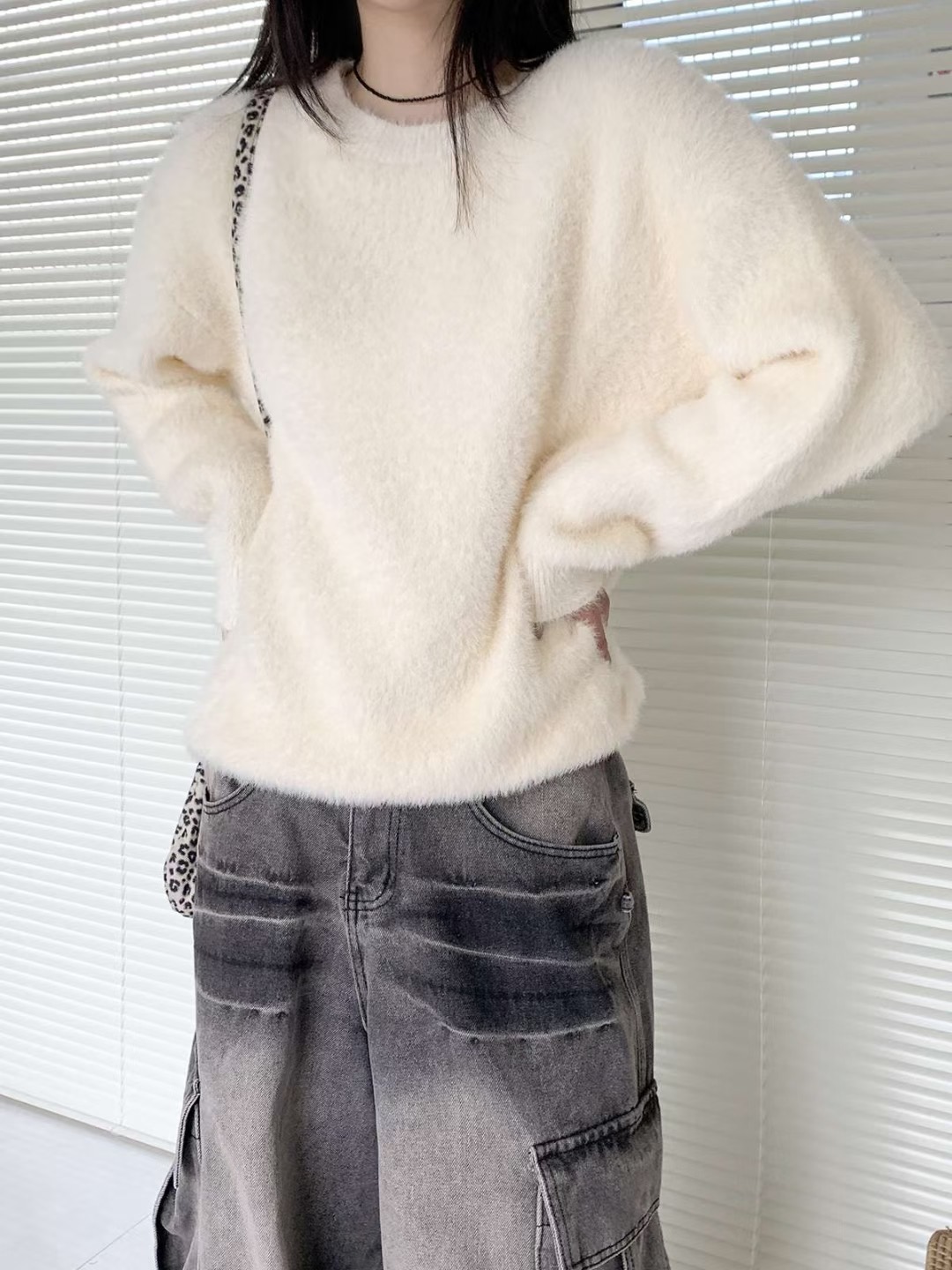 CHEEMI東大門㊣直郵女裝新品時尚真品熱賣25秋冬職業針織衫CHEEMI針織衫