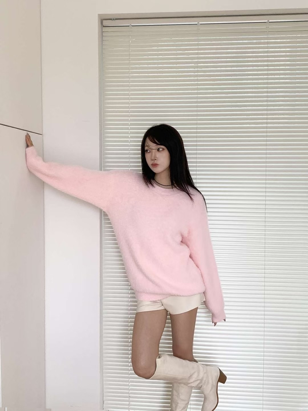 CHEEMI東大門㊣直郵女裝新品時尚真品熱賣25秋冬職業針織衫CHEEMI針織衫圖色3