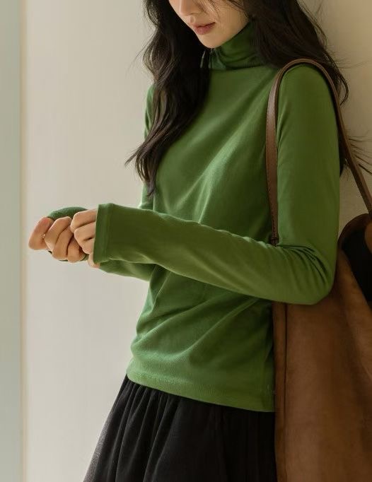 LATTE東大門㊣直郵女士新款職業25秋冬休閑人氣真品長袖T恤LATTE長袖T恤