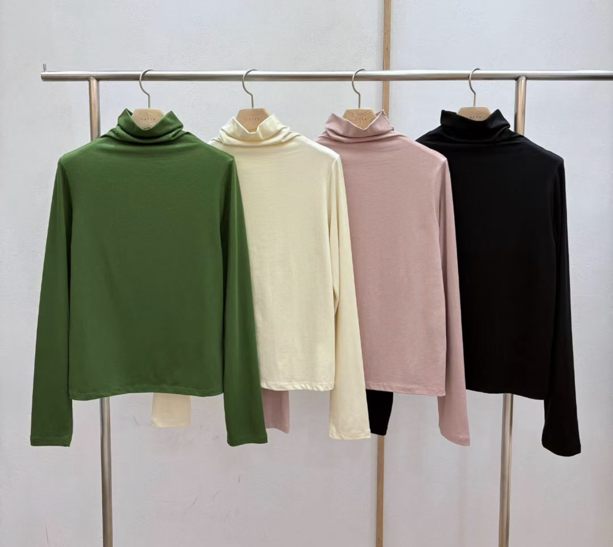 LATTE東大門㊣直郵女士新款職業25秋冬休閑人氣真品長袖T恤LATTE長袖T恤圖色3左三色