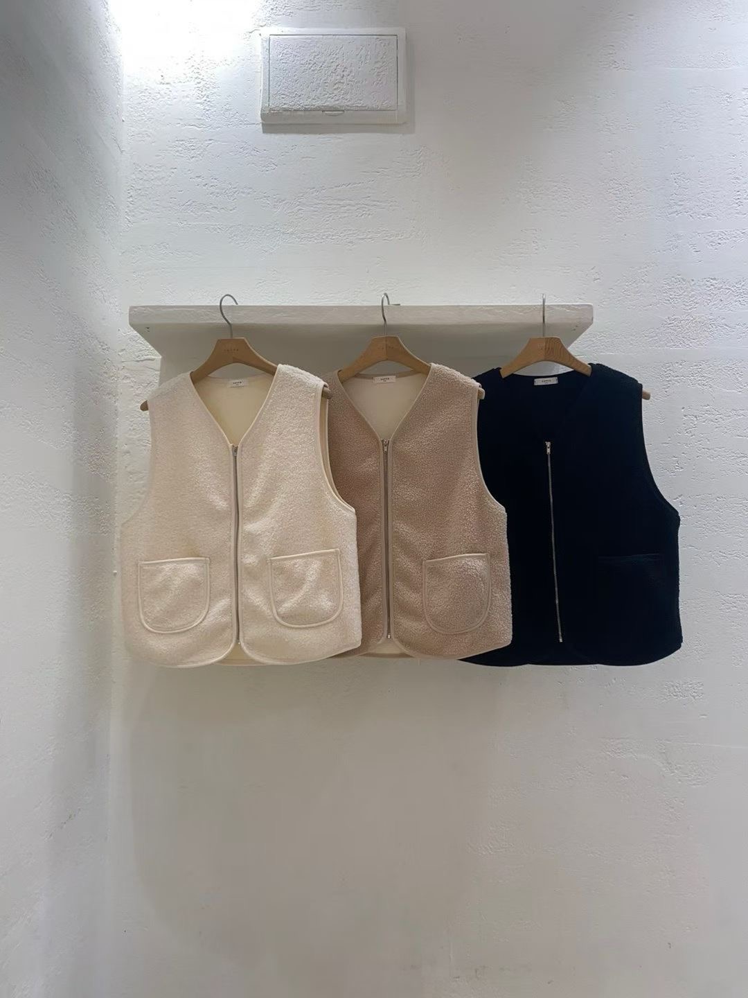 LATTE韓國直郵㊣女士新品推薦真品休閑25秋冬職業時尚馬甲雙面LATTE馬甲圖色3左三色