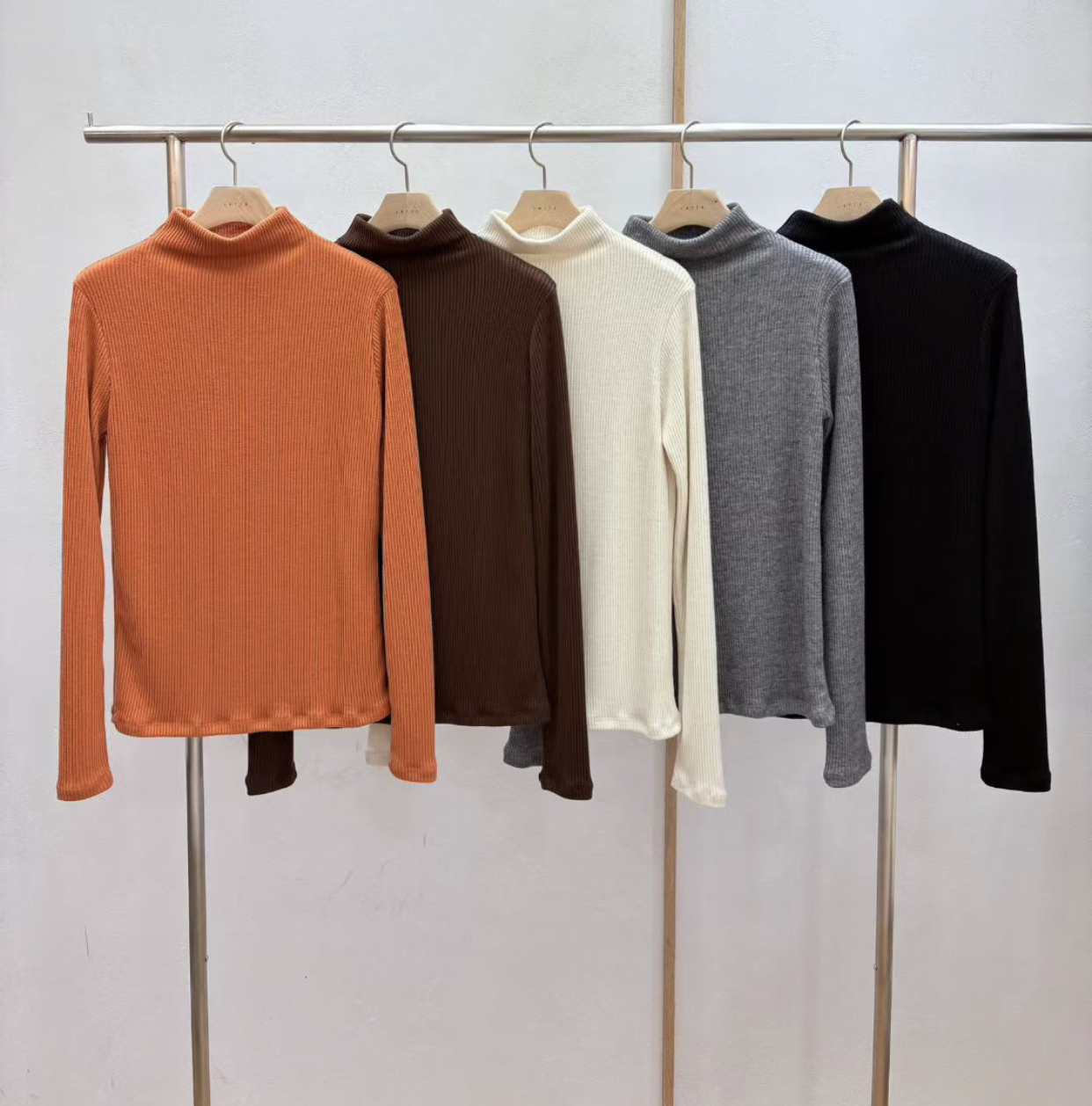 LATTE韓國直郵㊣女裝新款真品職業休閑25秋冬推薦時尚針織衫LATTE針織衫圖色4左四色