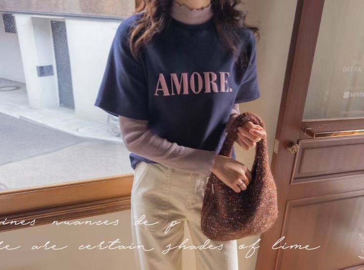 LATTE東大門㊣直郵女裝新品熱賣25秋冬職業人氣推薦休閑T恤LATTET恤