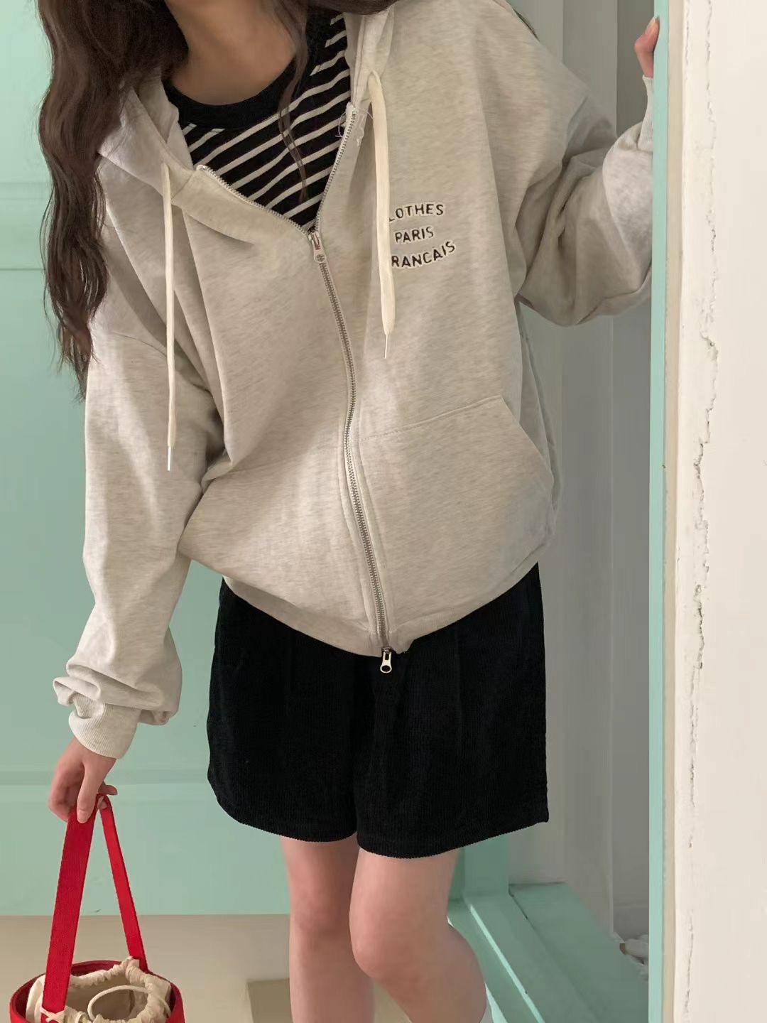 OBE東大門㊣實拍女士新款時尚人氣推薦真品25秋冬職業熱賣夾克OBE夾克