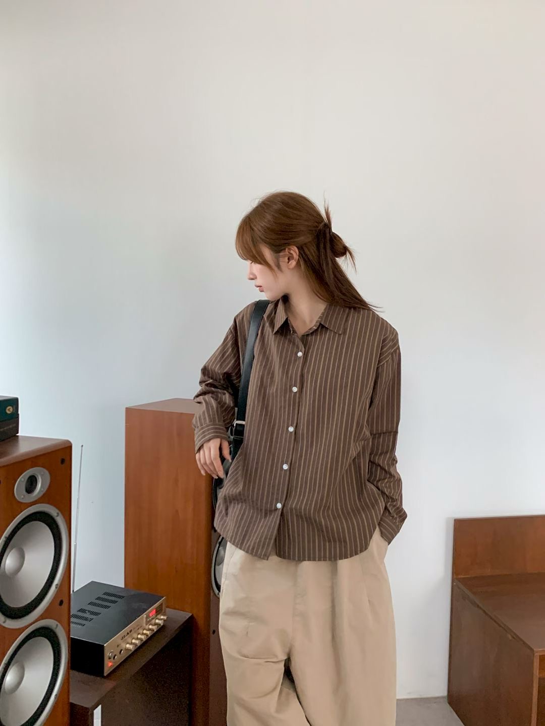 CHEEMI韓國直郵㊣女士新款熱賣時尚真品休閑職業襯衫蕾絲衫CHEEMI襯衫/蕾絲衫