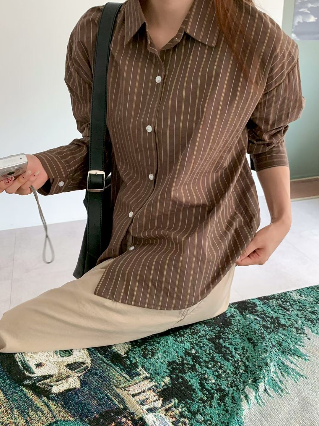 CHEEMI韓國直郵㊣女士新款熱賣時尚真品休閑職業襯衫蕾絲衫CHEEMI襯衫/蕾絲衫