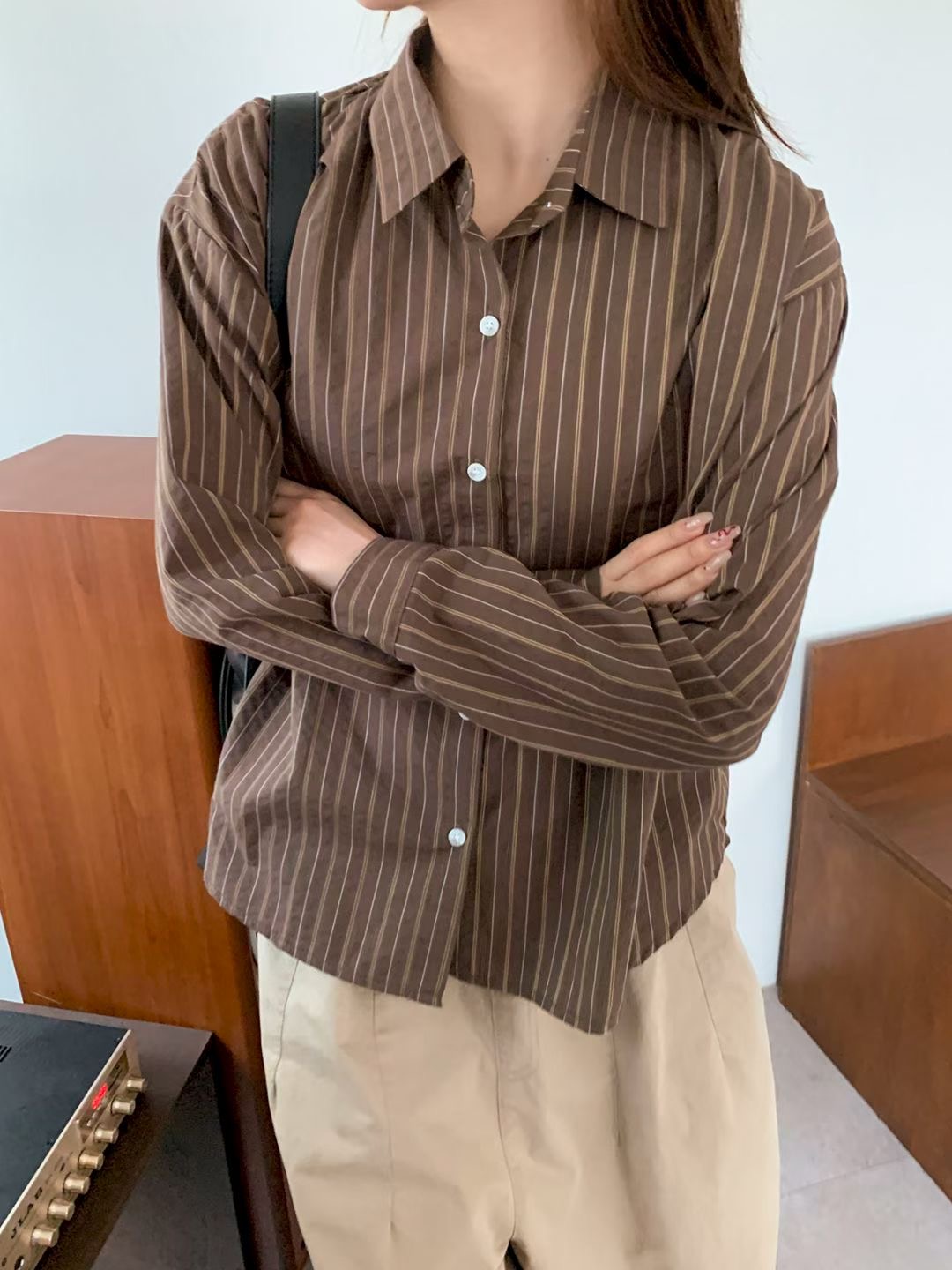 CHEEMI韓國直郵㊣女士新款熱賣時尚真品休閑職業襯衫蕾絲衫CHEEMI襯衫/蕾絲衫圖色2