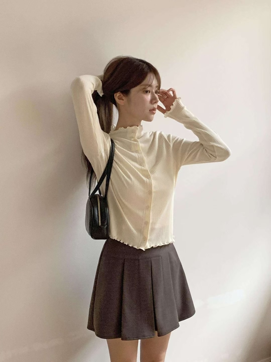 CHEEMI韓國直郵㊣女士新款熱賣25秋冬時尚休閑真品推薦長袖T恤CHEEMI長袖T恤