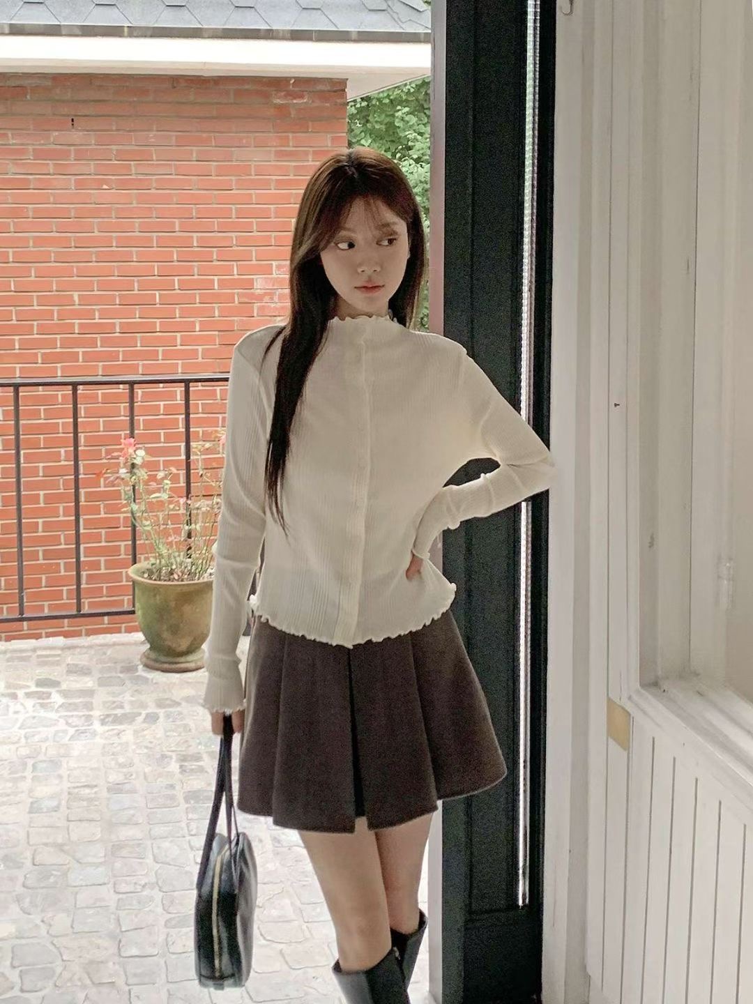 CHEEMI韓國直郵㊣女士新款熱賣25秋冬時尚休閑真品推薦長袖T恤CHEEMI長袖T恤