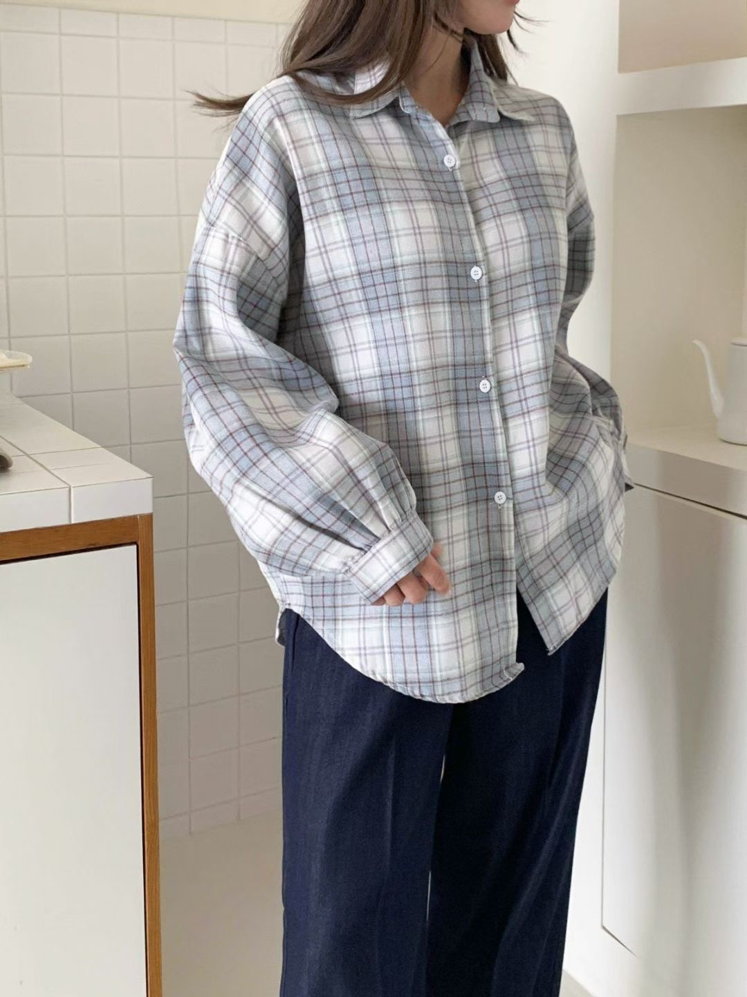 CHEEMI東大門㊣實拍女裝新品25秋冬休閑真品推薦襯衫蕾絲衫CHEEMI襯衫/蕾絲衫