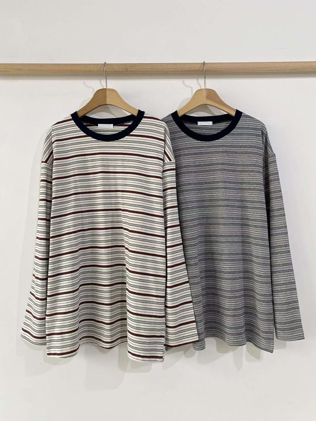 CHEEMI東大門㊣直郵女士新品推薦休閑職業熱賣人氣真品長袖T恤CHEEMI長袖T恤圖色2左二色