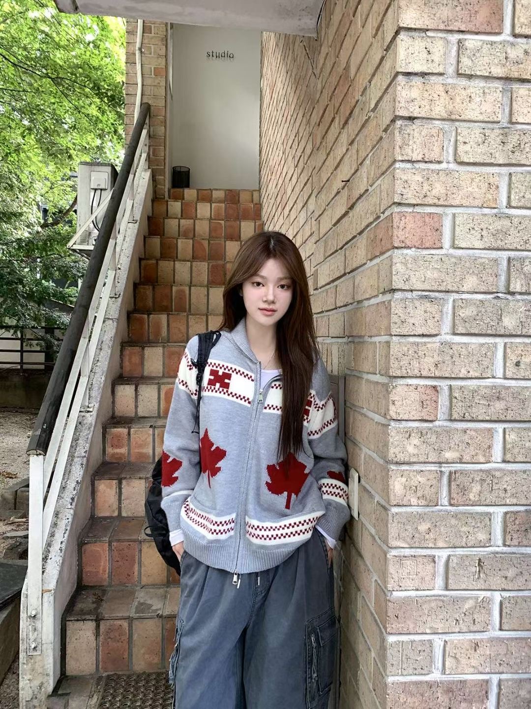 CHEEMI東大門㊣直郵女士新品人氣休閑25秋冬真品時尚推薦毛衣CHEEMI毛衣