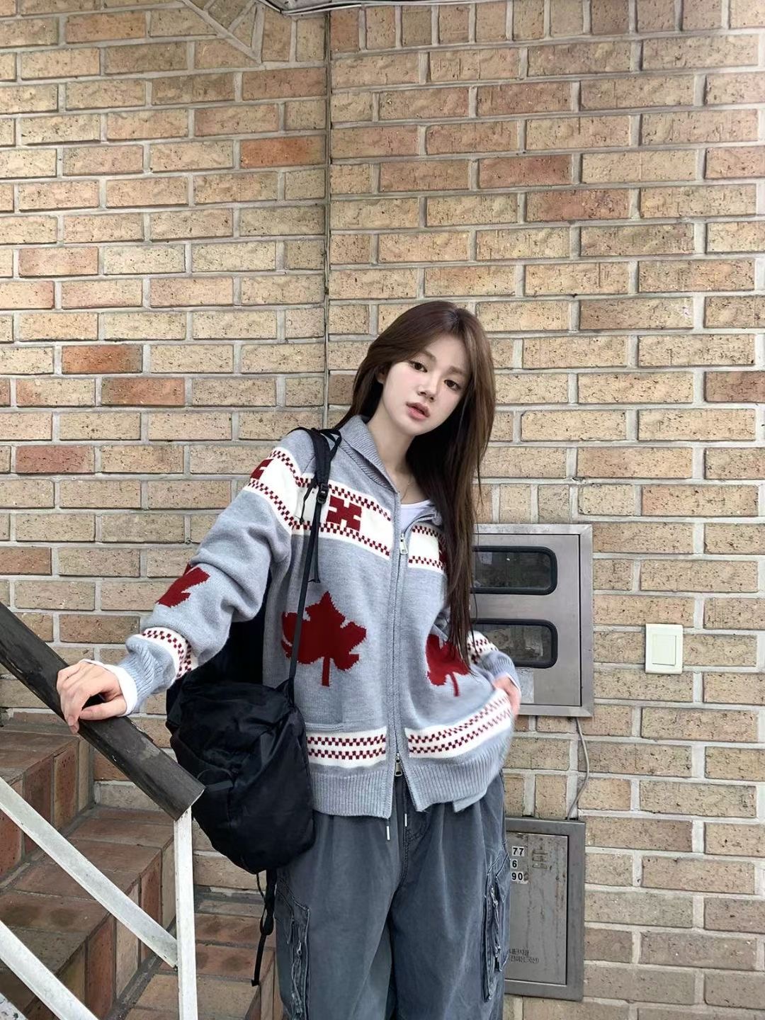 CHEEMI東大門㊣直郵女士新品人氣休閑25秋冬真品時尚推薦毛衣CHEEMI毛衣